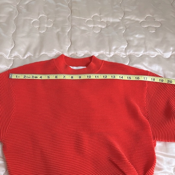 Michelle Mason Mock Neck, Long Sleeves, Twisted Ribbed Sweater - Picture 11 of 13
